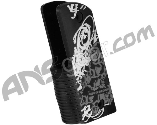 Gen X Global Skull Graffiti 45 Grip - Black/White/Grey