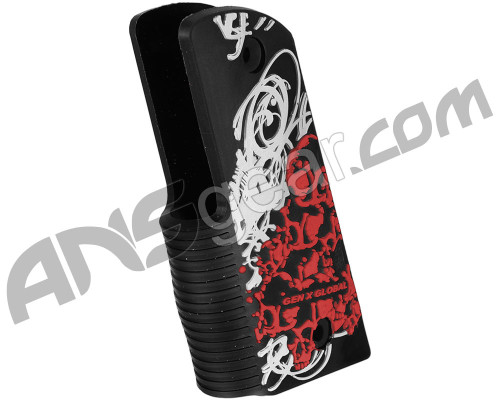 Gen X Global Skull Graffiti 45 Grip - Black/White/Red