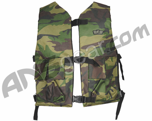 Gen X Global Reversible Chest Protector - Woodland Camo