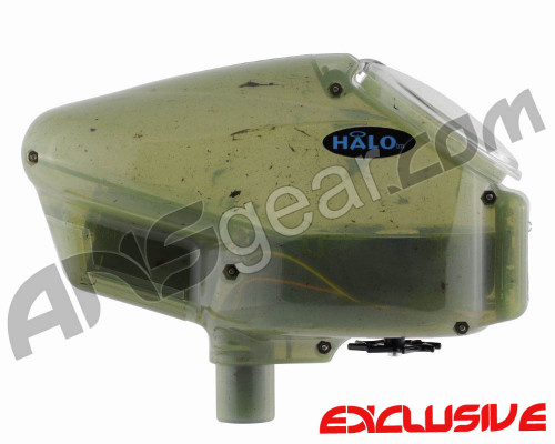 HALO B V35 w/ Rip Drive Paintball Loader - Dirty Green