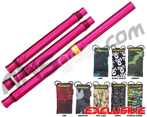 HK Army Autococker Threaded XV Barrel Kit w/ Free Magnum Barrel Condom - Dust Pink