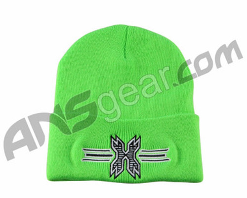 HK Army Icon Beanie - Lime Green/Black Stitch