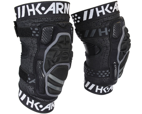 HK Army Crash CTX Paintball Knee Pads - Black/Grey