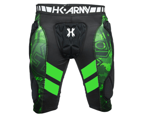HK Army Crash Slider Shorts - Black/Green