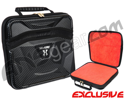 HK Army Exo Carbon Paintball Gun Case - Black w/Red Liner