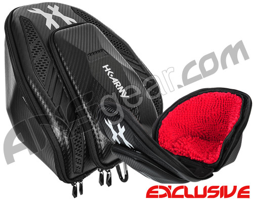 HK Army Exo Goggle Case - Black w/Red Liner