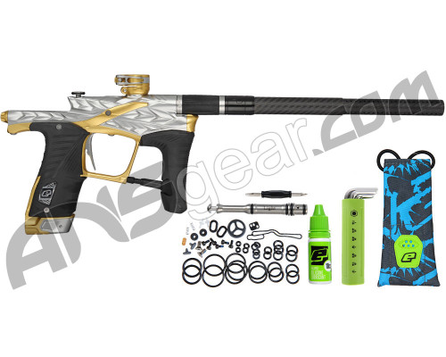 HK Army Fossil LV1.6 Paintball Gun - Canary (Dust Titanium/Dust Gold)