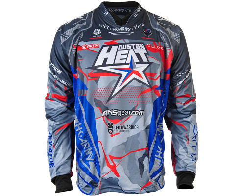 HK Army Freeline Paintball Jersey - 2019 Houston Heat World Cup - Grey