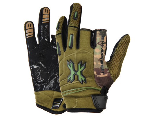 HK Army Hardline Paintball Gloves - Olive Camo