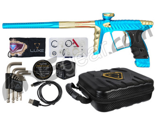 HK Army Luxe X Paintball Gun - Dust Teal/Gold