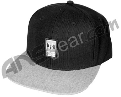 HK Army Snap Back Wavy Hat - Black/Grey
