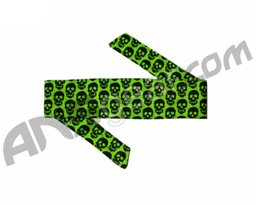 HK Army Headband - Mini Skull Green