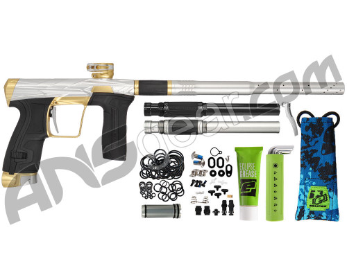 HK Army Invader Geo CS2 PRO Paintball Gun - Silver/Gold (Canary)