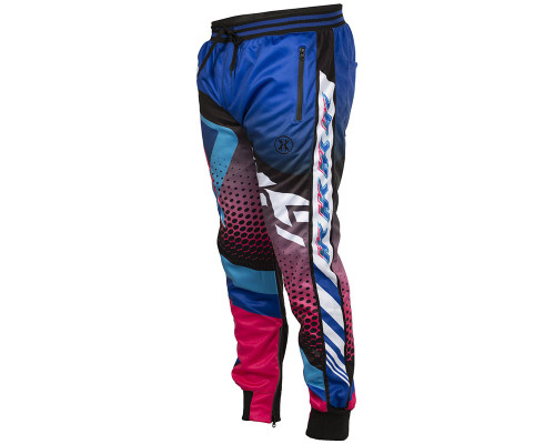 HK Army Track Jogger Pants - Retro Pink/Blue