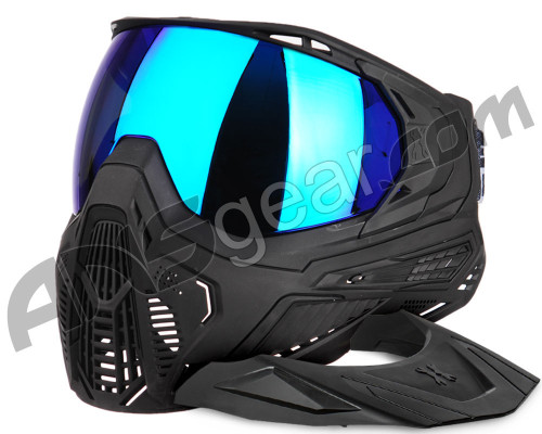 HK Army SLR Paintball Mask w/ Free Visor - Tsunami (Black/Black/Black w/ Arctic Lens)