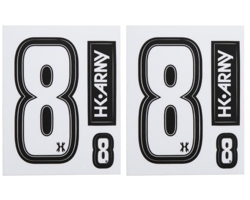 HK Army Number Sticker Pack - 8
