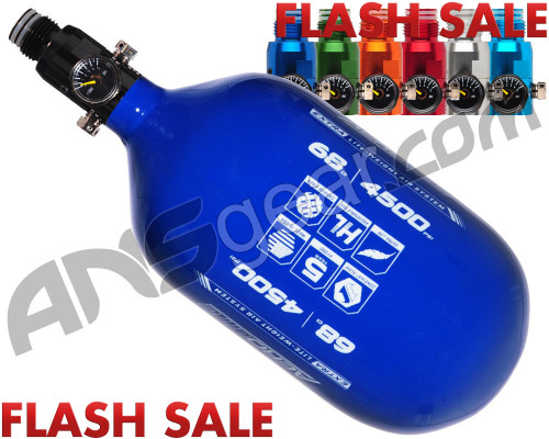 HK Army Aerolite "Extra Lite" Air System w/ Standard Regulator - 68/4500 - Blue