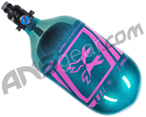 HK Army Aerolite "Extra Lite" Air System w/ Pro Adjustable Regulator - 68/4500 - Slash Metallic Turquoise/Pink