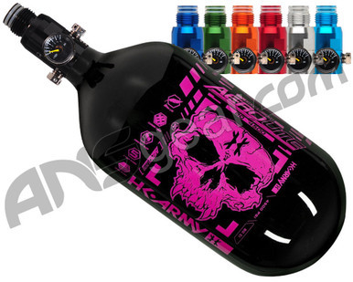 HK Army Aerolite "Extra Lite" Air System w/ Standard Regulator - 80/4500 - Doom Black/Neon Pink