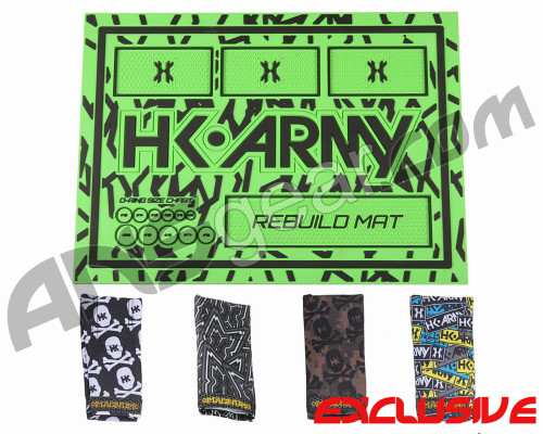 HK Army Tech Mat w/ Free Magnum Barrel Condom - Neon Green