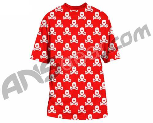 HK Army All Over Paintball T-Shirt - Red/White