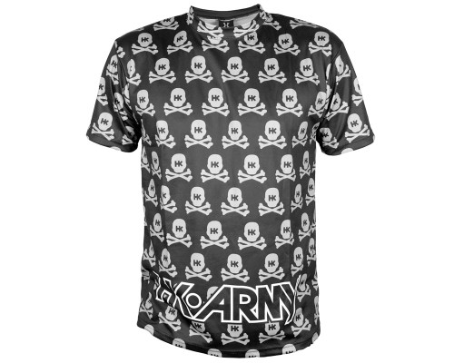 HK Army Dri Fit T-Shirt - All Over Black/Grey