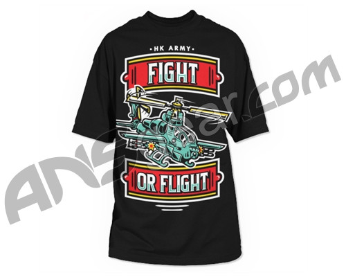 HK Army Helicopter Paintball T-Shirt - Black