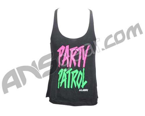 HK Army Party Patrol Girls Racerback Tank Top - Black