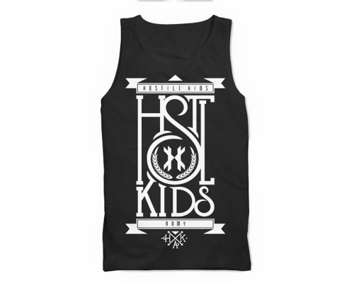 HK Army Stacked Paintball Tank Top - Black
