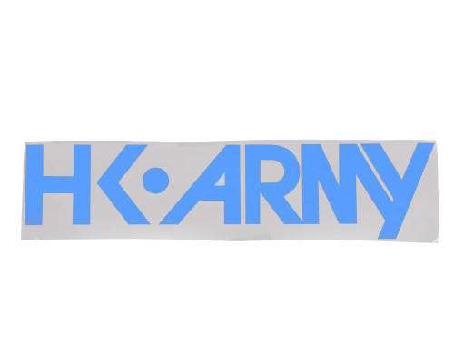 HK Army Typeface Car Sticker - Teal