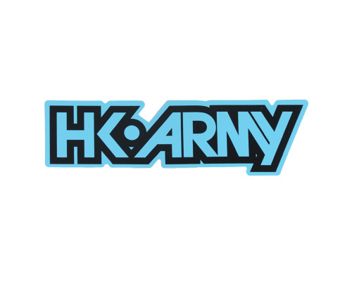 HK Army Typeface Sticker - Teal