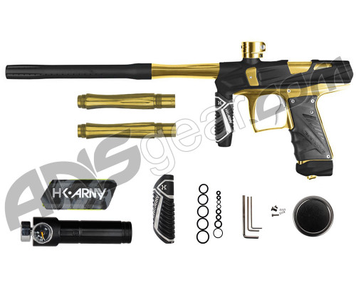 HK Army VCOM Paintball Gun - Dust Black/Gold