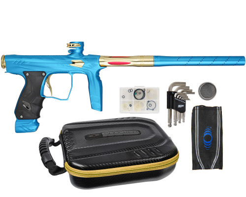 HK Army Shocker AMP Electronic Paintball Gun - Teal/Gold