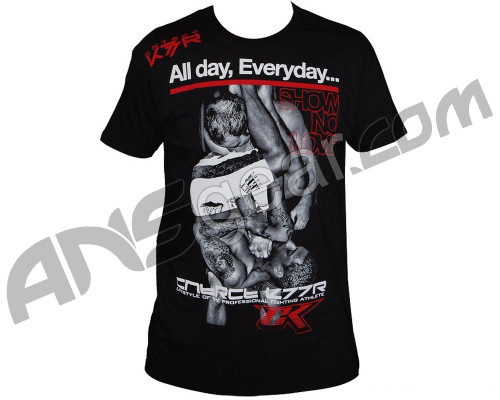 Contract Killer No Love T-Shirt - Black/Red