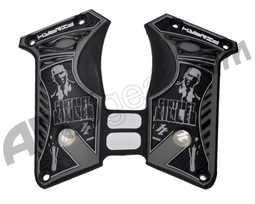 Hybrid PM7 Paintball Grips - Hitman - Black