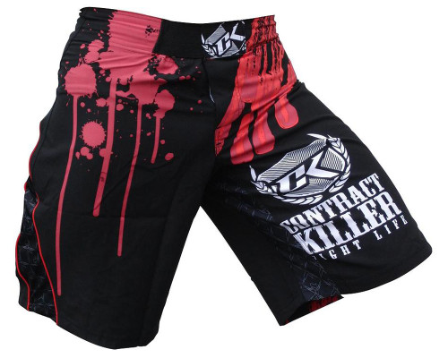Hybrid Contract Killer Stained Shorts - Black