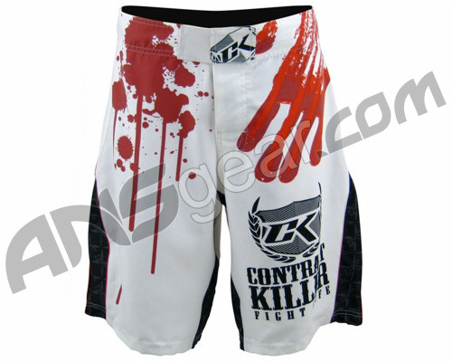 Hybrid Contract Killer Stained Shorts - White