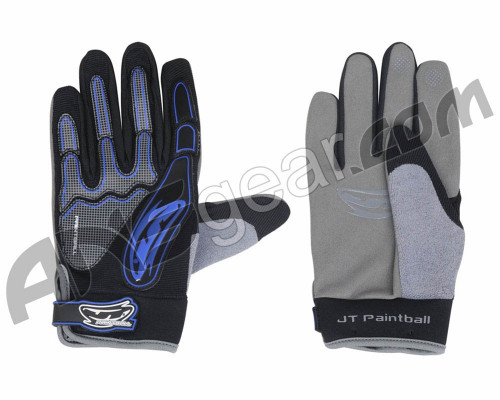 JT Full Finger Paintball Gloves - Blue