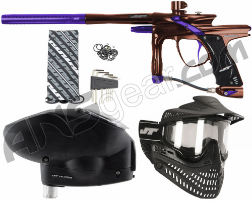 JT Impulse Paintball Gun w/ Free JT Proflex Mask & Evlution Loader - Brown/Purple