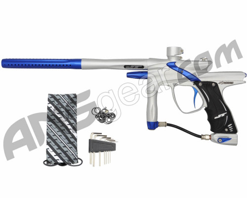 JT Impulse Paintball Gun - Dust Silver/Blue