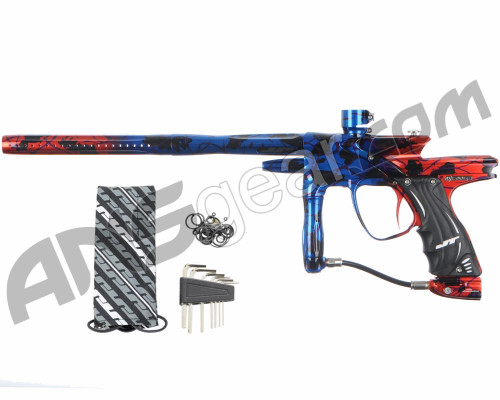 JT Impulse Paintball Gun - Splash Blue/Red