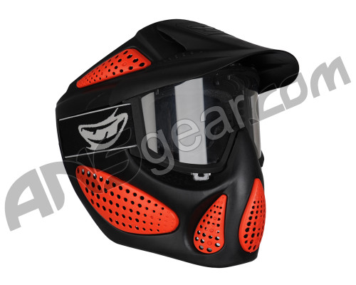 JT Invader Paintball Mask - Black/Red