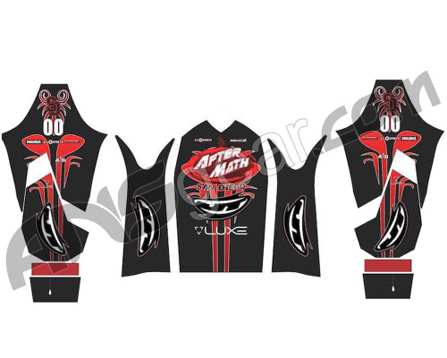 JT Team After Math Odyssey Pro Anniversary Paintball Jersey - Black/Red