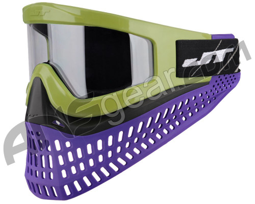 JT ProFlex X Paintball Mask - Olive/Black/Purple w/ Clear Lens