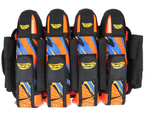 JT Retro Paintball Harness - 4+7 - Blaster Orange