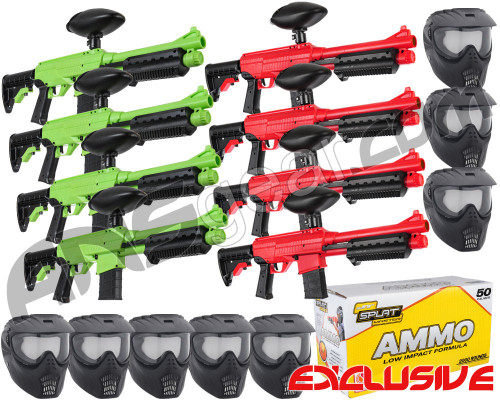 JT Splatmaster .50 Cal Z18 Rifle Neighborhood Kit - Green/Red