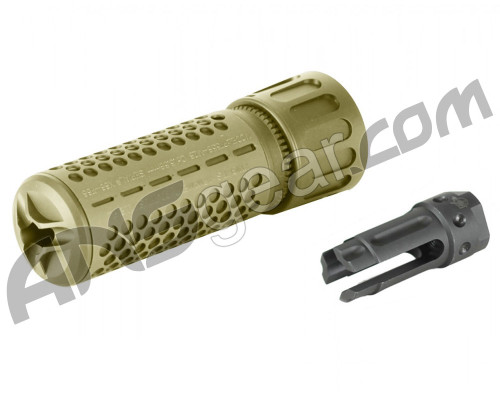 Knight's Armament Airsoft QDC/CQB Quick Detach Barrel Extension - Tan