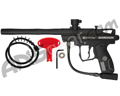 Refurbished - 2012 Kingman Spyder Aggressor Paintball Gun - Black (016-0506)