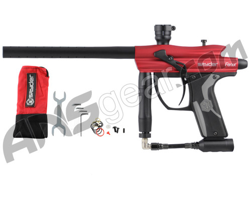 2012 Kingman Spyder Fenix Electronic Paintball Gun - Hot Red