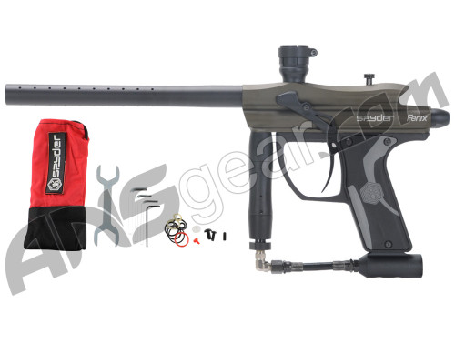 2012 Kingman Spyder Fenix Electronic Paintball Gun - Olive Green